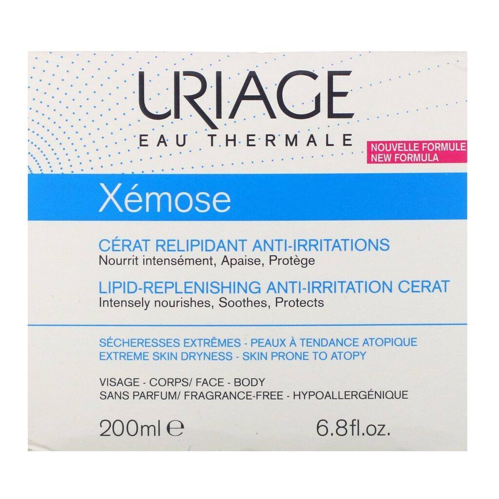 Uriage, Xemose, Lipid-Replenishing Anti-Irritation Cerat, Fragrance-Free, 6.8 fl oz (200 ml) - Imagem 3