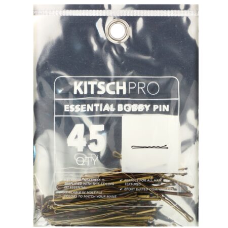 Kitsch, Pro, Essential Bobby Pin, Brown, 45 Count - Image 2