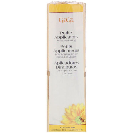 Gigi Spa, Petite Applicators for Facial Waxing, 100 Applicators