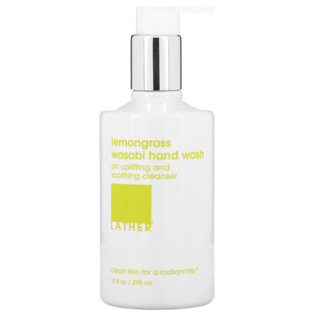 Lather, Lemongrass Wasabi Hand Wash, 10 fl oz (295 ml)