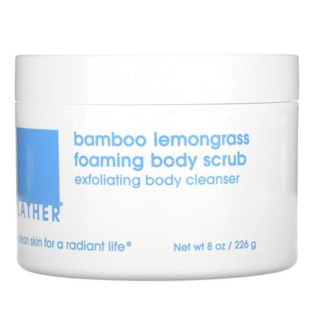 Lather, Bamboo Lemongrass Foaming Body Scrub, 8 oz (226 g)