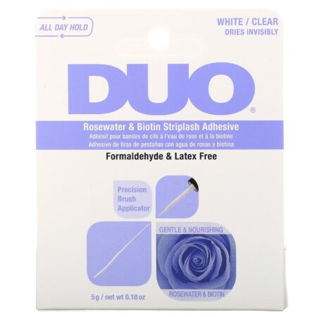 DUO, Rosewater & Biotin Striplash Adhesive, White/Clear, 0.18 oz (5 g) - Image 2