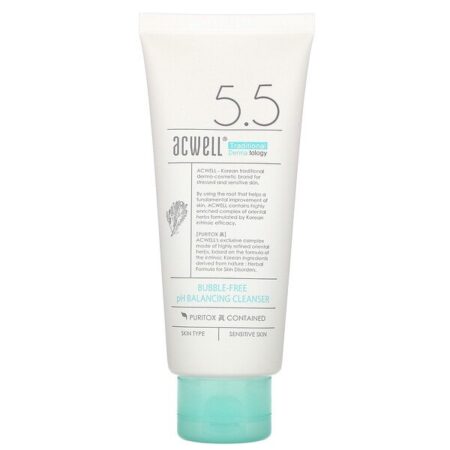 Acwell, 5.5 Bubble-Free pH Balancing Cleanser, 150 ml