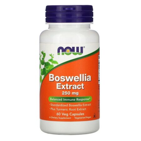 Now Foods, Boswellia Extract, 250 mg, 60 Veg Capsules