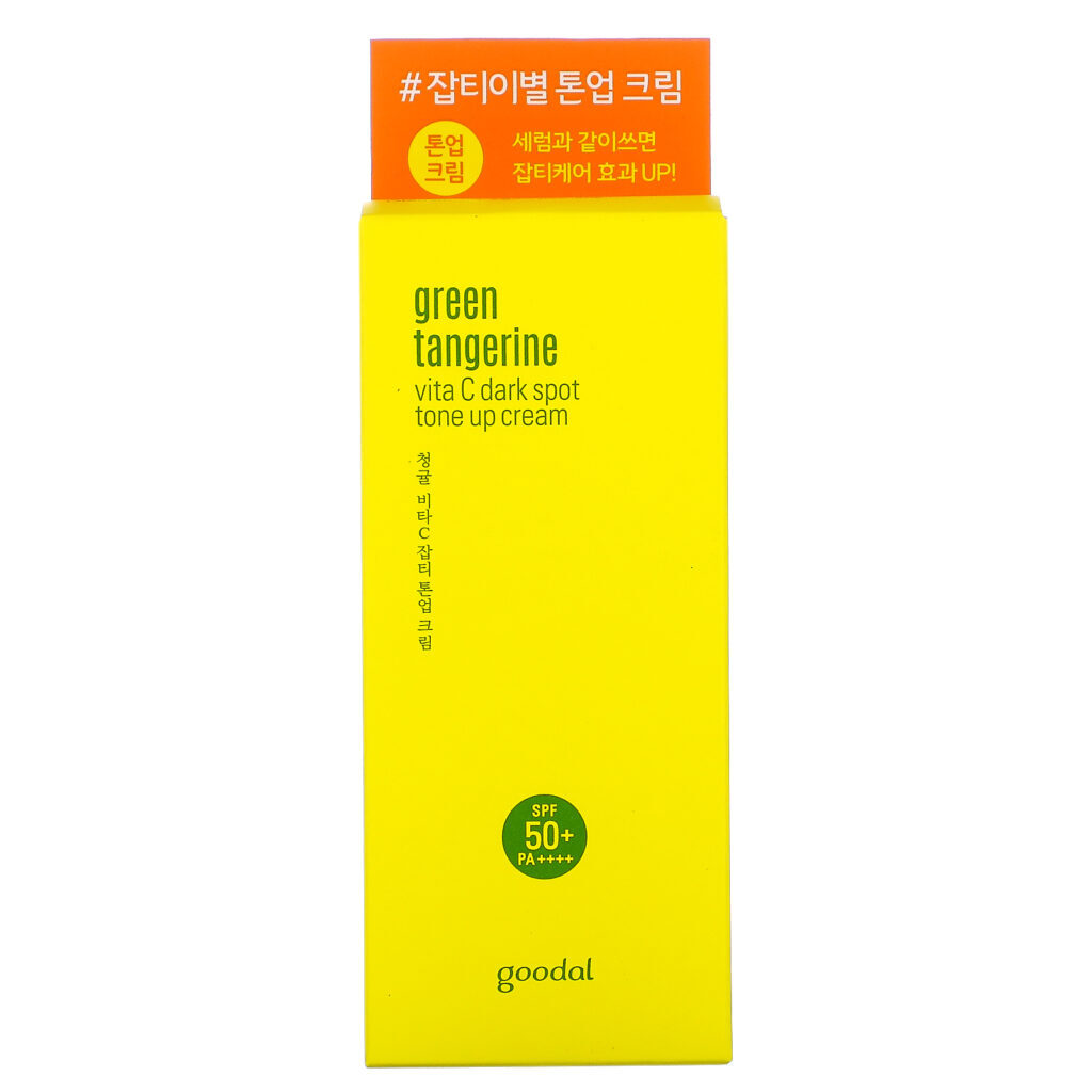 Goodal, Green Tangerine, Vita C Dark Spot Tone Up Cream, SPF 50+ PA++++, 1.69 fl oz (50 ml) - Imagem 2