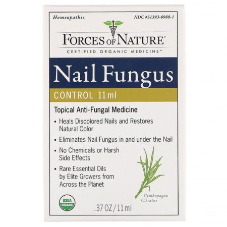 Forces of Nature, Controle Fúngico para Unhas, 0,37 oz (11 ml)