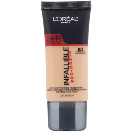 L'Oreal, Base Infallible Pro-Matte, Natural Buff 103, 30 ml