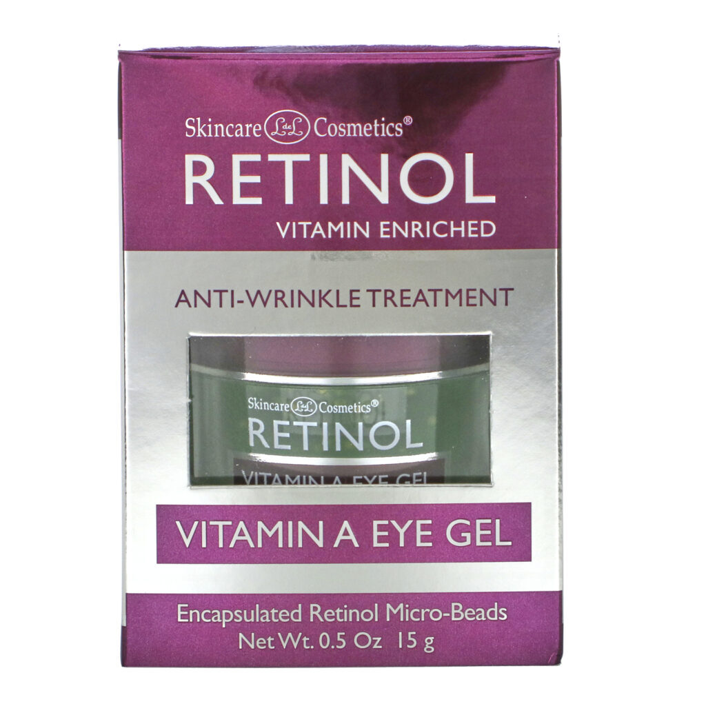 Skincare LdeL Cosmetics Retinol, Retinol Vitamin A Eye Gel, 0.5 oz (15 g) - Imagem 2