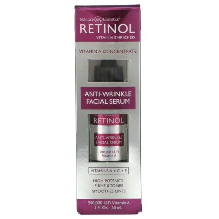 Skincare LdeL Cosmetics Retinol, Anti-Wrinkle Facial Serum, 1 fl oz (30 ml) - Image 2