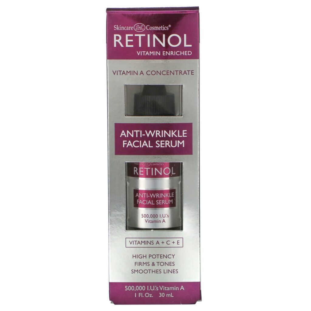 Skincare LdeL Cosmetics Retinol, Anti-Wrinkle Facial Serum, 1 fl oz (30 ml) - Imagem 2