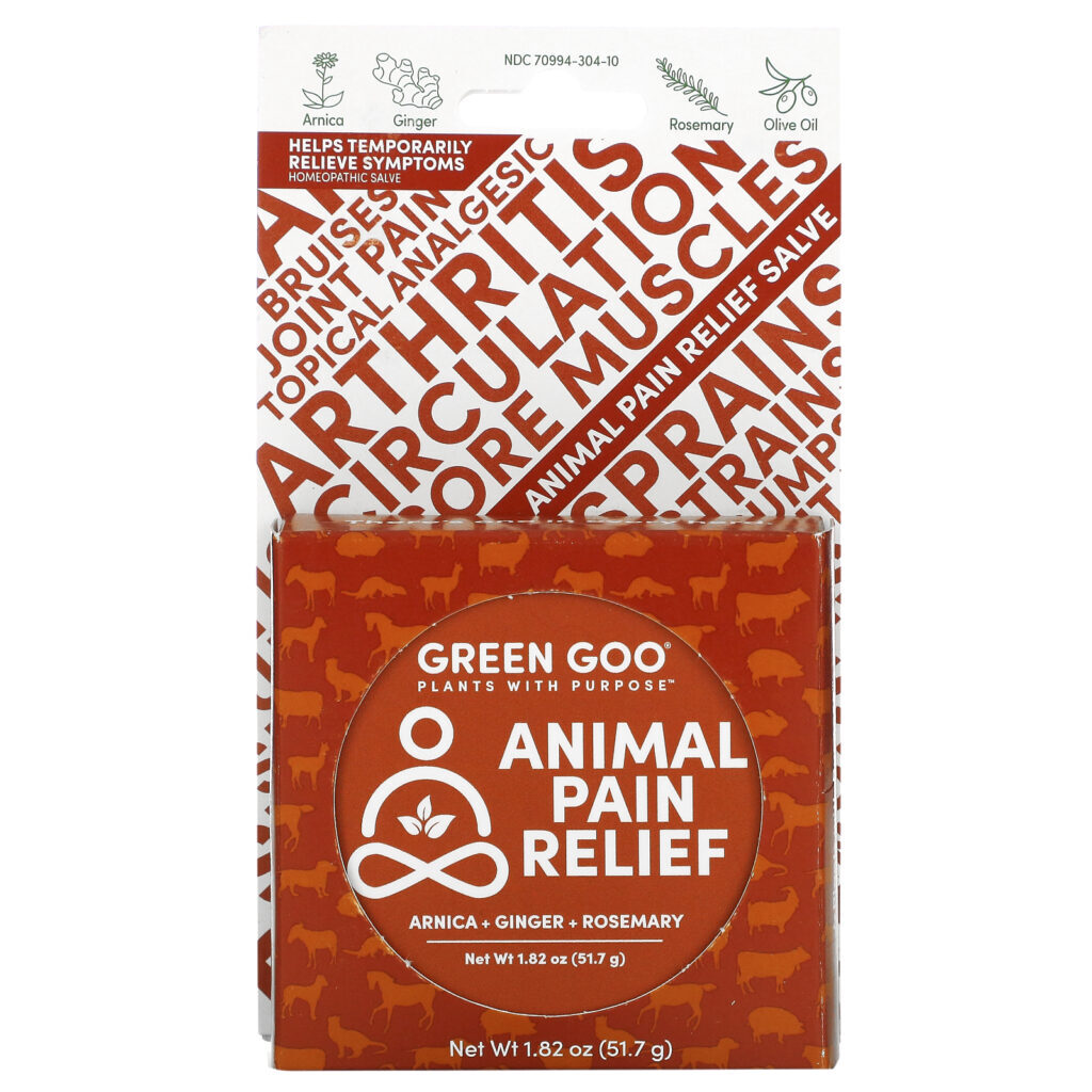 Green Goo, Animal Pain Relief Salve, 1.82 oz (51.7 g) - Imagem 2
