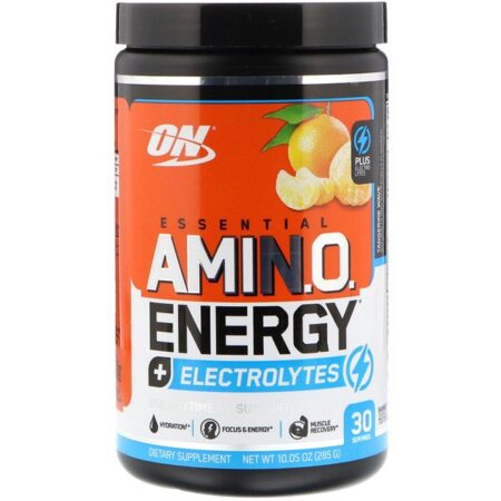 Optimum Nutrition, Essential Amino Energy + Electrolytes, Tangerine Wave, 10.05 oz (285 g)