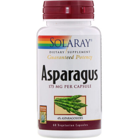 Solaray, Aspargos, 175 mg, 60 Cápsulas Vegetais - Image 2