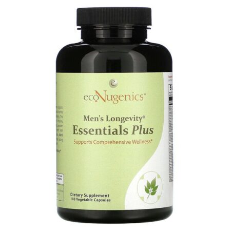 Econugenics, Men's Longevity Essentials Plus, 180 Cápsulas Vegetais