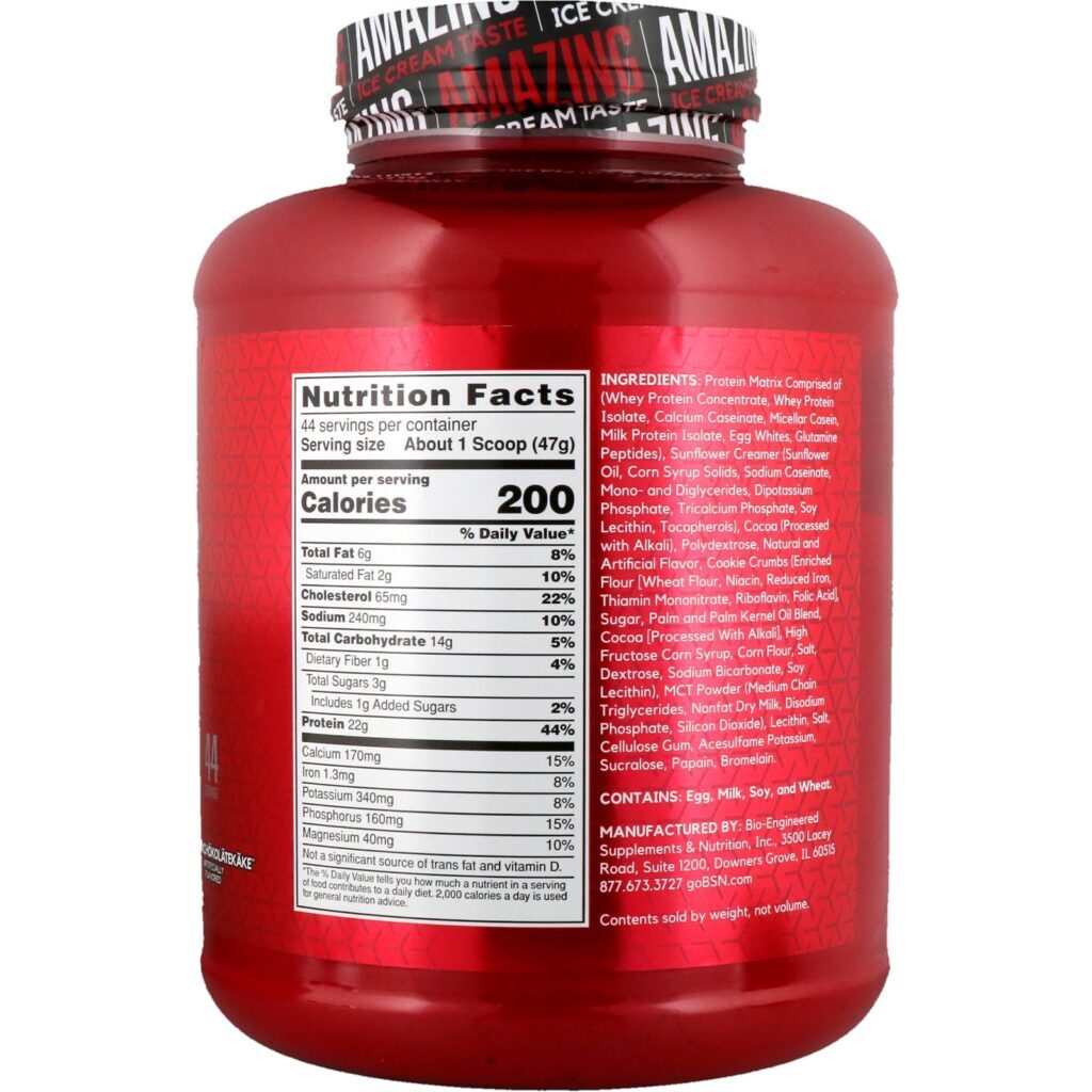 BSN, Syntha-6, Cold Stone Creamery, Bolo de Chocolate Alemão, 4,56 lb (2,07 kg) - Imagem 2
