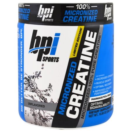 BPI Sports, Micronized Creatine, Limited Edition, Unflavored, 10.58 oz (300 g)