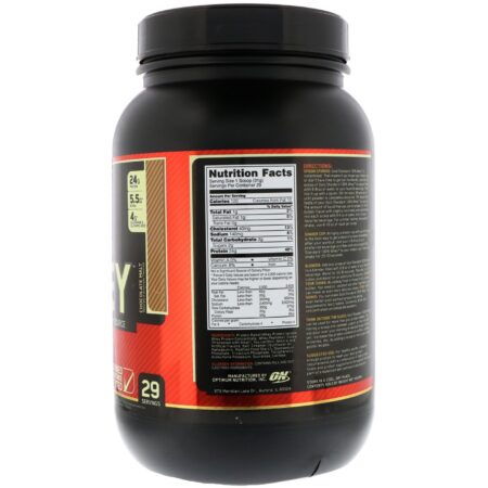 Optimum Nutrition, Gold Standard 100% Whey, Chocolate Malt, 2 lb (907 g) - Image 2