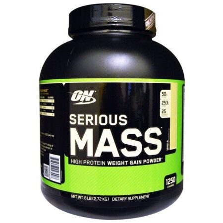 Optimum Nutrition, Serious Mass, Pó para Ganho de Peso com Alta Proteína, 2,72 kg (6 lbs)