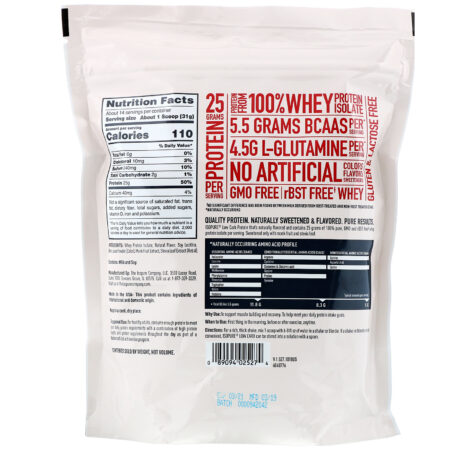 Isopure, Proteína em Pó com Baixo Teor de Carboidratos, Morango, 1 lb (454 g) - Image 2