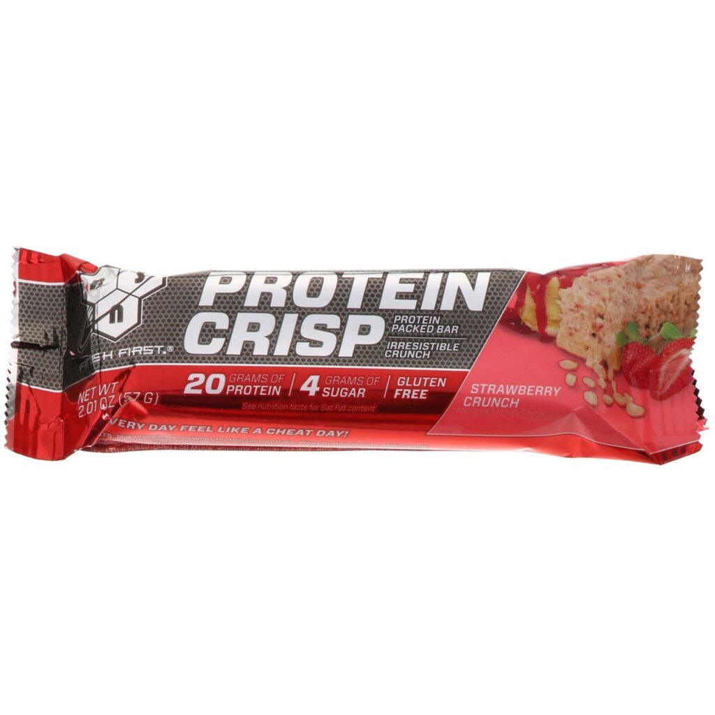 BSN, Protein Crisp, Strawberry Crunch, 12 barras, 57 g (2,01 oz) Cada - Imagem 4