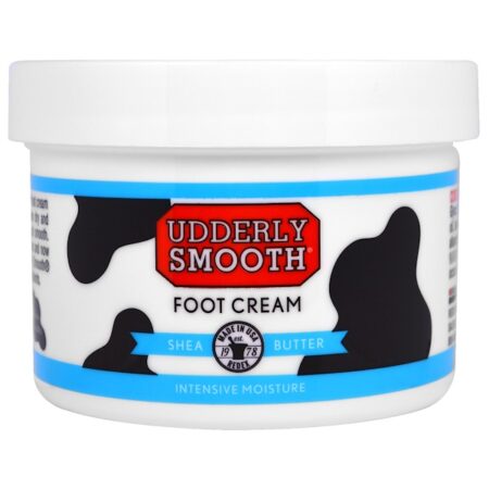 Udderly Smooth, Creme para os Pés, Manteiga de Karité, 8 oz (227 g)