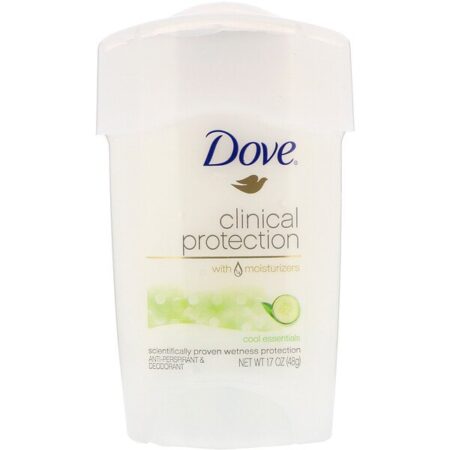 Dove, Clinical Protection, Desodorante Antiperspirante, Cool Essentials, 48 g (1,7 oz)