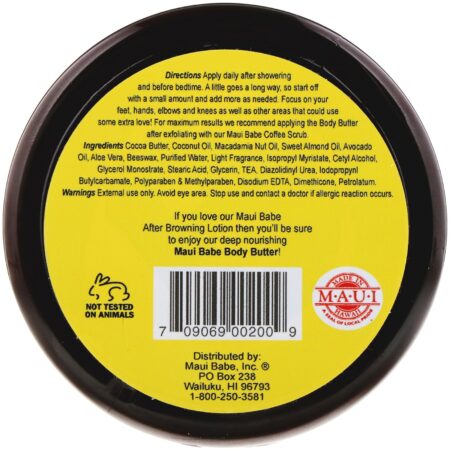 Maui Babe, Body Butter, 8.3 oz - Image 2