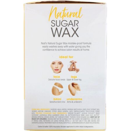 Nad's, Natural Sugar Wax, 6 oz (170 g) - Image 2