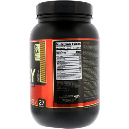 Optimum Nutrition, Gold Standard 100% Whey, Chocolate Peanut Butter, 2 lbs (907 g) - Image 2