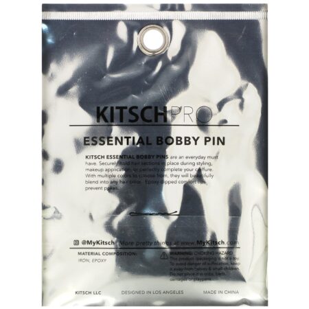 Kitsch, Pro, Essential Bobby Pin, Brown, 45 Count - Image 3