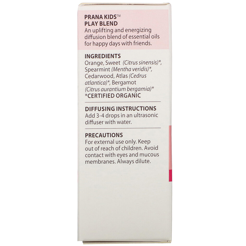 Pranarom, PRANA KIDS, Essential Oil, Play, +3 Months, .17 fl oz (5 ml) - Imagem 3