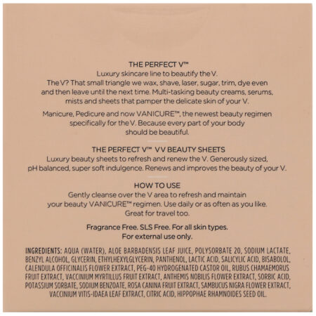 The Perfect V, V V Beauty Sheets, 14 Sheets, 0.063 fl oz (1.92 ml) - Image 2