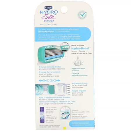 Schick, Hydro Silk, TrimStyle, 1 lâmina - Imagem 2