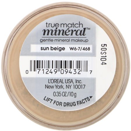 L'Oreal, True Match, Base mineral, W6-7/468 Bege sol, 10 g - Image 3