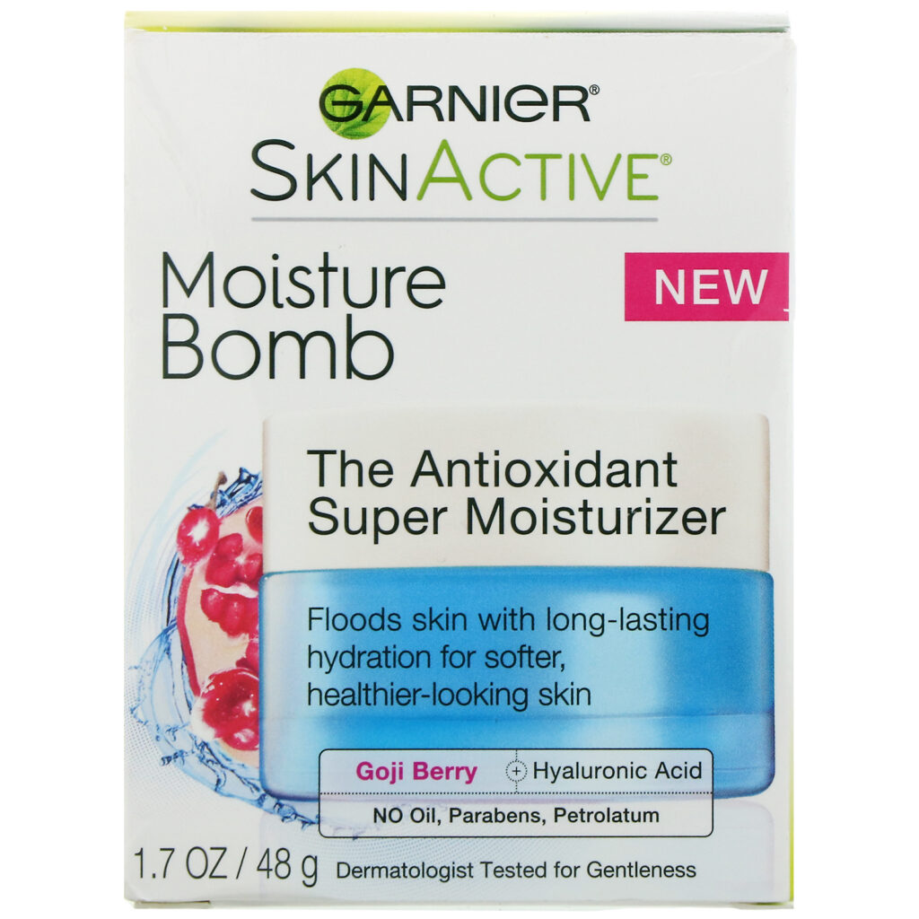Garnier, SkinActive, Bomba de hidratação, Super-hidratante antioxidante, 48 g - Imagem 2