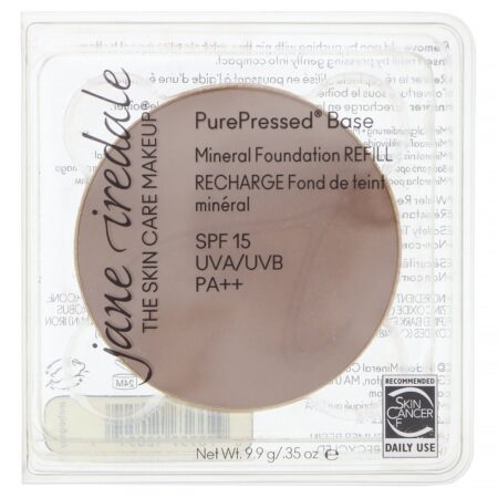 Jane Iredale, PurePressed Base, Mineral Foundation Refill, SPF 15 PA++, Mahogany, 0.35 oz (9.9 g) - Image 2