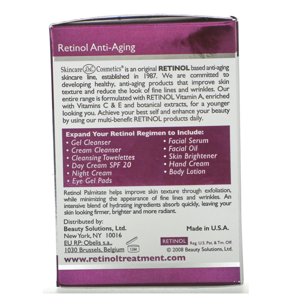 Skincare LdeL Cosmetics Retinol, Retinol Vitamin A Eye Gel, 0.5 oz (15 g) - Imagem 3