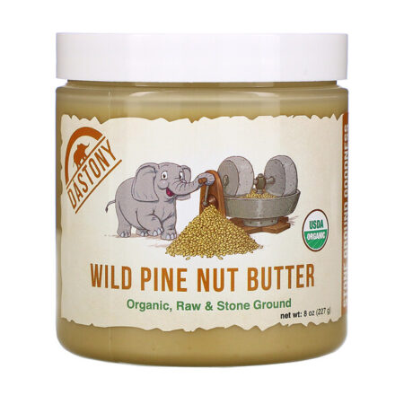 Dastony, Wild Pine Nut Butter, Organic, Raw & Stone Ground, 8 oz (227 g)