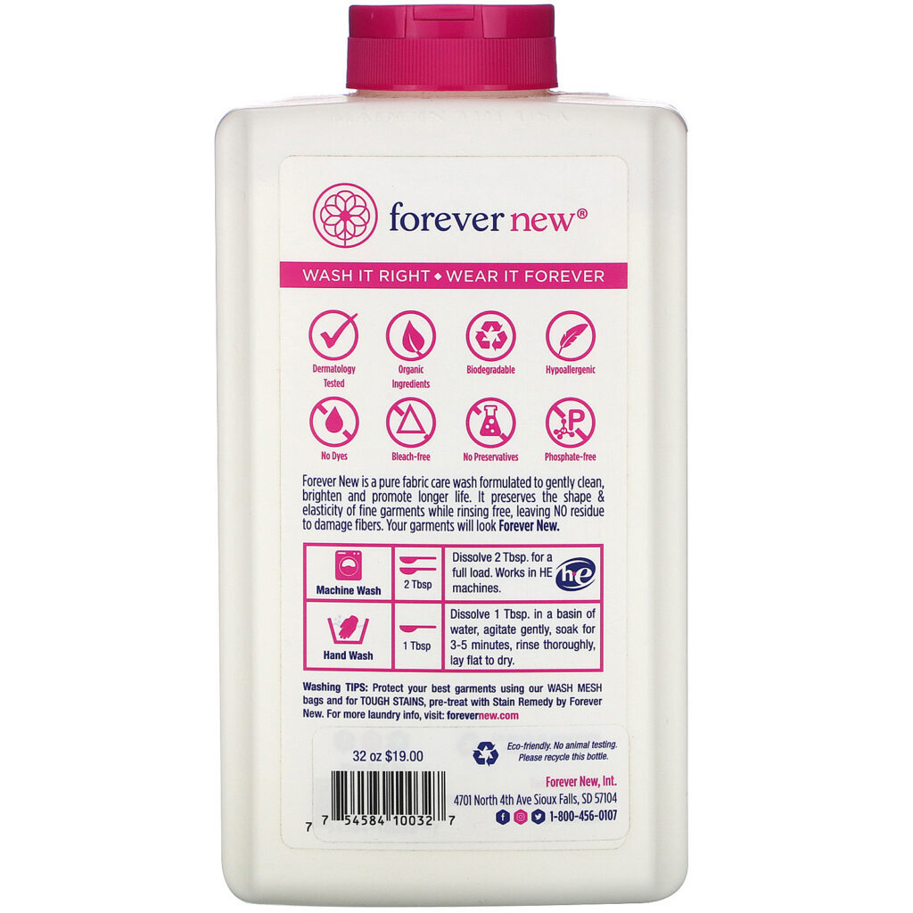 Forever New, Fabric Care Wash, Granular, Original, 32 oz (908 g) - Imagem 2