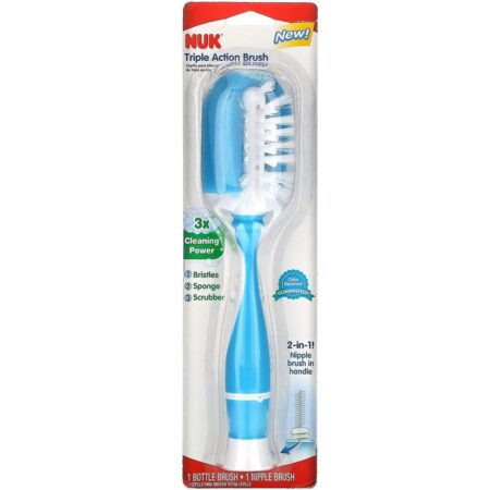 NUK, Triple Action Brush, 1 Brush - Imagem 2