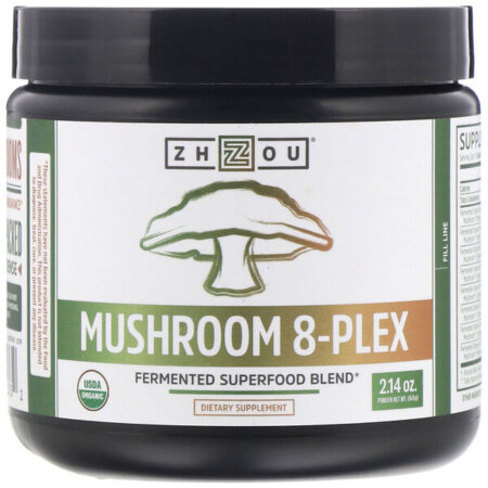 Zhou Nutrition, Mushroom 8-Plex Powder, 2.14 oz (60 g) - Image 2