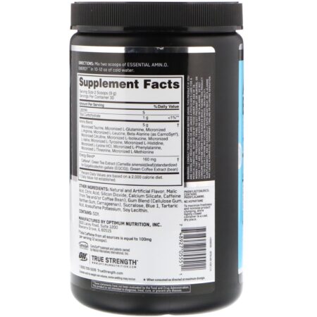 Optimum Nutrition, Essential Amino Energy, Algodão Doce, 9,5 oz (270 g) - Image 2