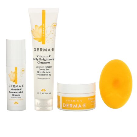 Derma E, Brighten & Go, Clean Beauty Travel Kit, 5 Piece Kit - Image 3