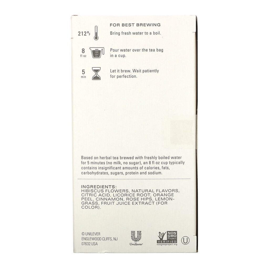 Tazo Teas, Herbal Tea, Passion, Caffeine-Free, 20 Tea Bags, 1.8 oz (52 g) - Imagem 2