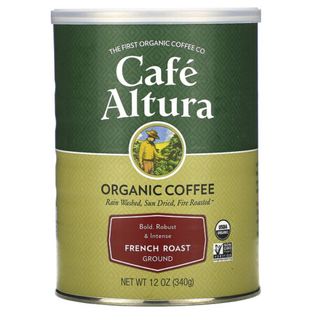 Cafe Altura, Café Orgânico, Torrefação Francesa, 12 oz (339 g)