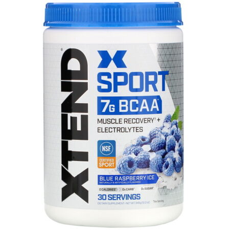 Xtend, Sport, 7 g de BCAA, Framboesa Azul Congelante, 345 g (12,2 oz)