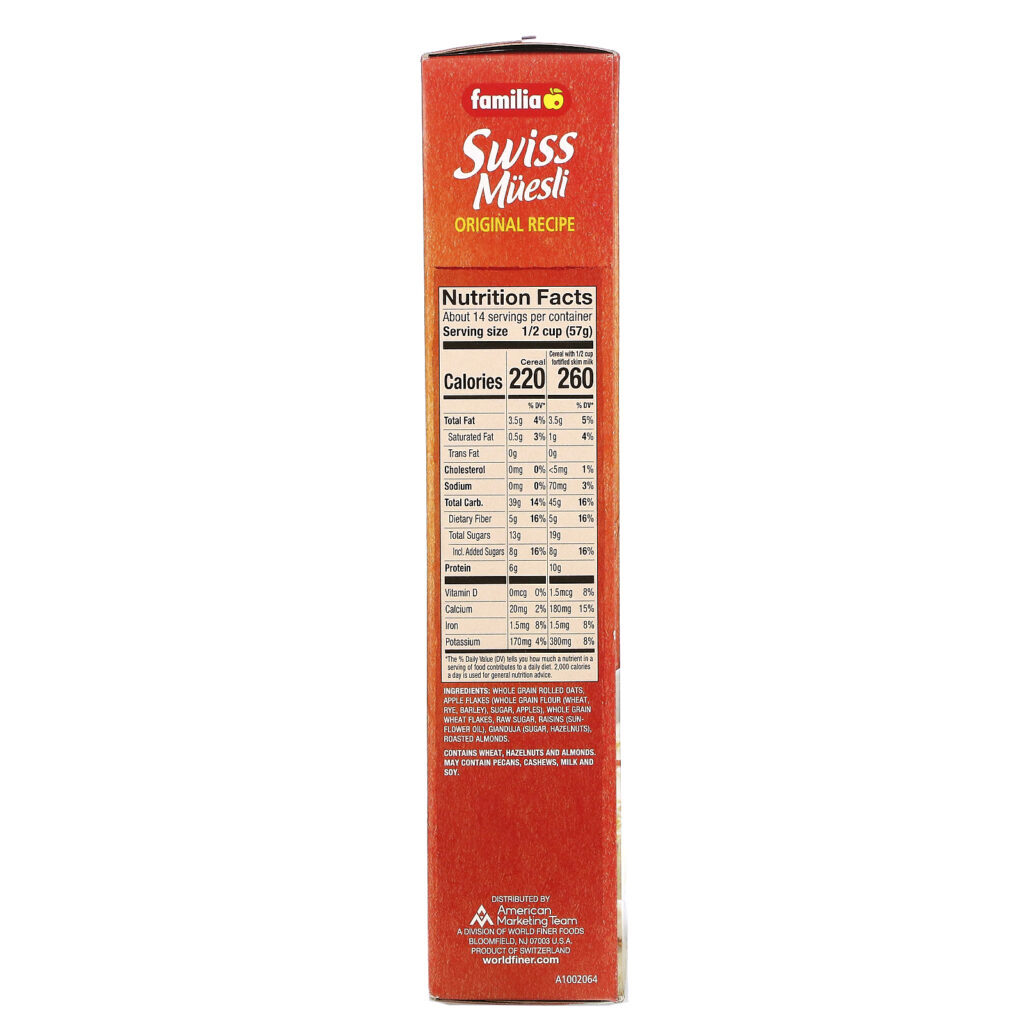 Familia, Swiss Muesli, Original Recipe, 29 oz (822 g) - Imagem 2