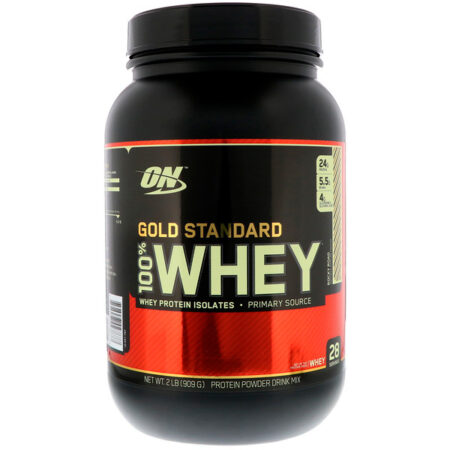 Optimum Nutrition, Gold Standard 100% Whey, Rocky Road, 2 lb (909 g)