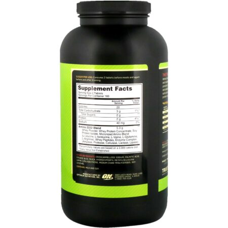 Optimum Nutrition, Superior Amino 2222 Tabs, 320 comprimidos - Image 2