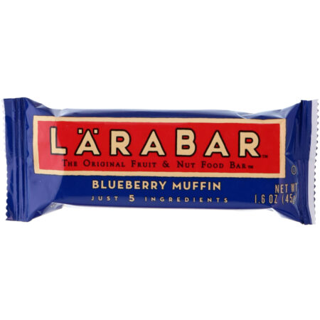 Larabar, The Original Fruit & Nut Food Bar, Blueberry Muffin, 16 Bars, 1.6 oz (45 g) Each - Image 4